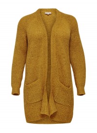 Only Carmakoma CARBERNIE L/S CARDIGAN karry Only Carmakoma CARBERNIE L/S CARDIGAN karry